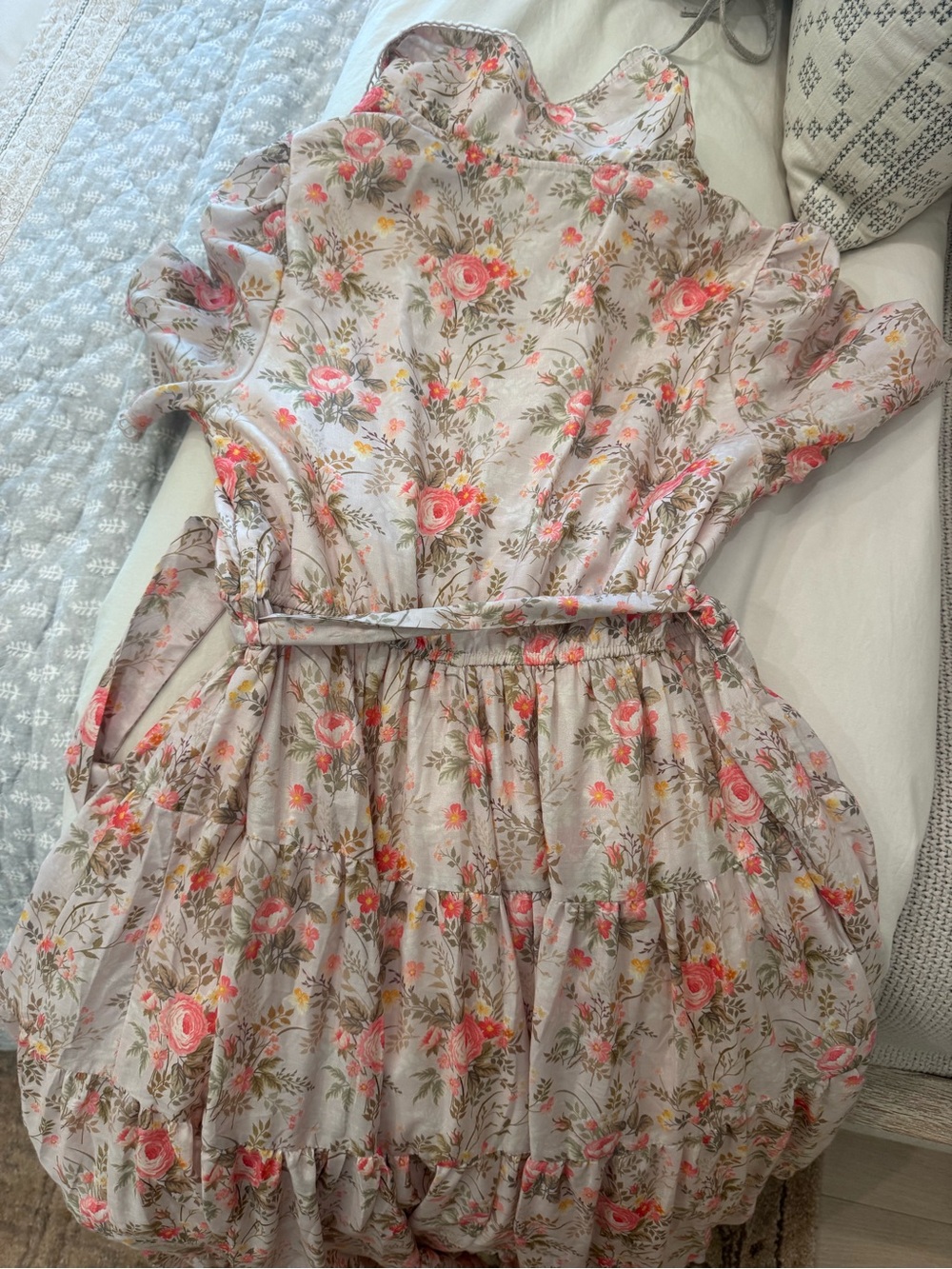 JessaKae Floral Maxi Dress in Light Pink and Rose - Picture 4 of 4